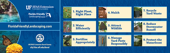 Florida Friendly Landscaping Vinyl Banner