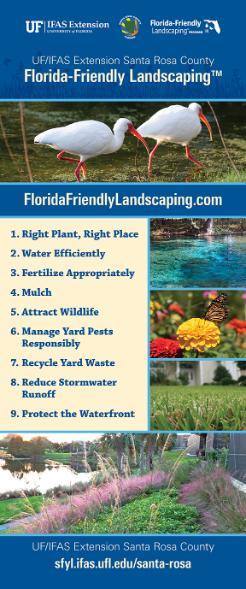 Florida Friendly Landscaping 9 Principles Floor Banner