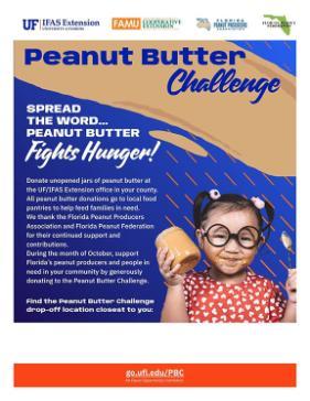 Peanut Butter Challenge Flyer