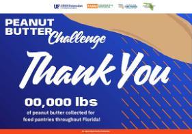 Peanut Butter Challenge Thank You - State